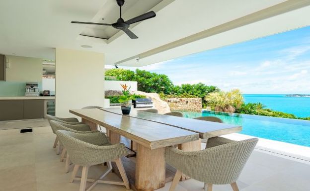 Beautiful 4 Bed Sea View Pool Villa on Choeng Mon