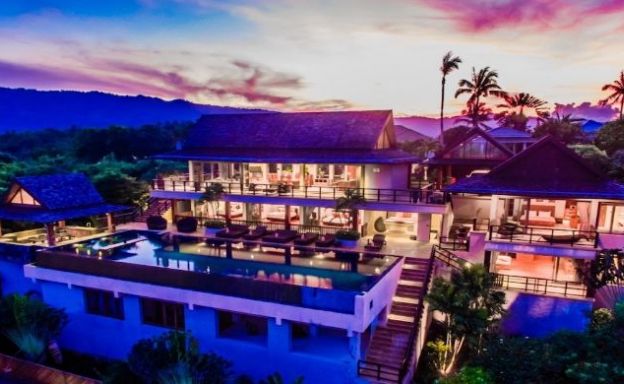 Lavish 5 Bedroom Tropical Sea View Villa in Bophut