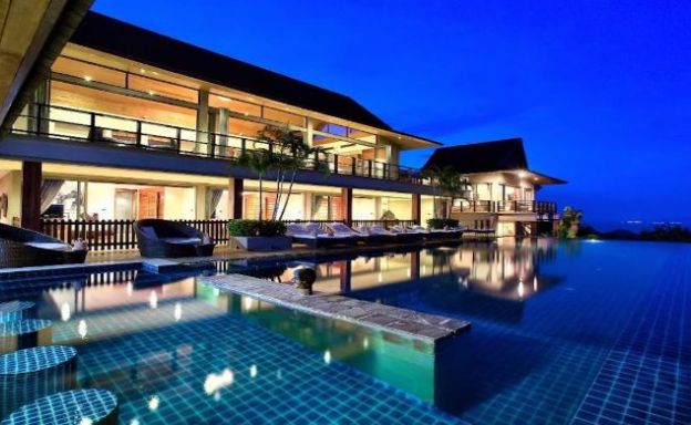 Lavish 5 Bedroom Tropical Sea View Villa in Bophut