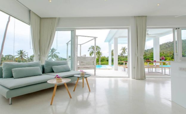 Chic 3 Bedroom Luxury Sea View Villa in Chaweng Noi