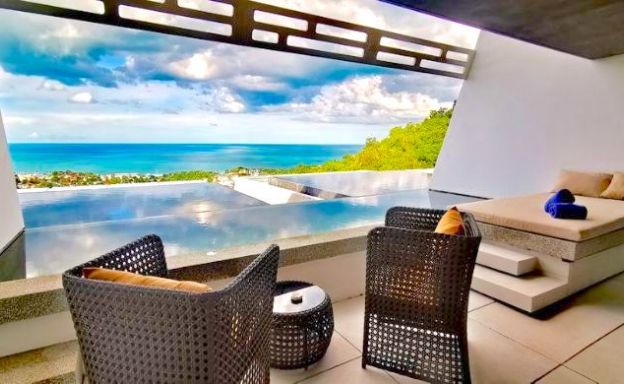 Sea View 2 Bedroom Modern Villa on Chaweng Hills