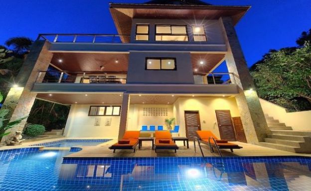 Luxury 5 Bedroom Beachside Pool Villa in Bangrak