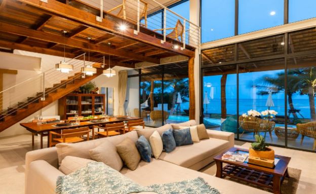 Contemporary 5 Bedroom Beachfront Villa in Bang Por