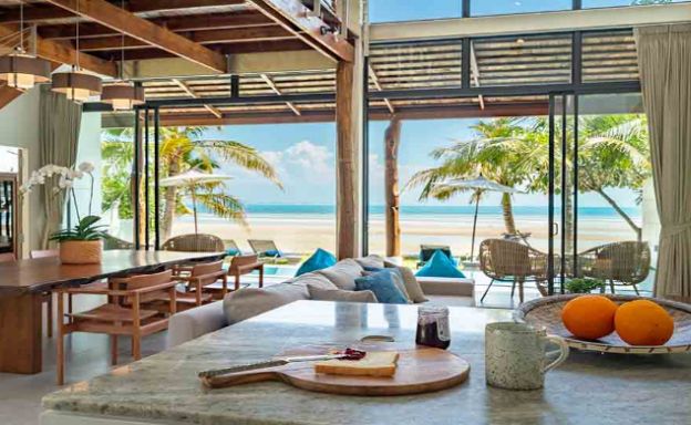 Contemporary 5 Bedroom Beachfront Villa in Bang Por