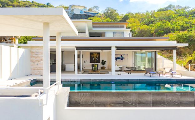 Sleek Designer 4 Bedroom Sea View Villa in Bophut