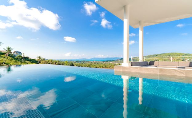 Sleek Designer 4 Bedroom Sea View Villa in Bophut