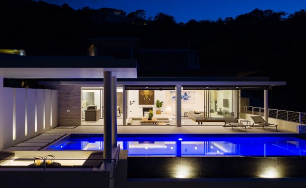 Sleek Designer 4 Bedroom Sea View Villa in Bophut