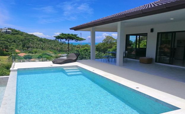 Modern 3 Bedroom Pool Villa for Sale in Maenam