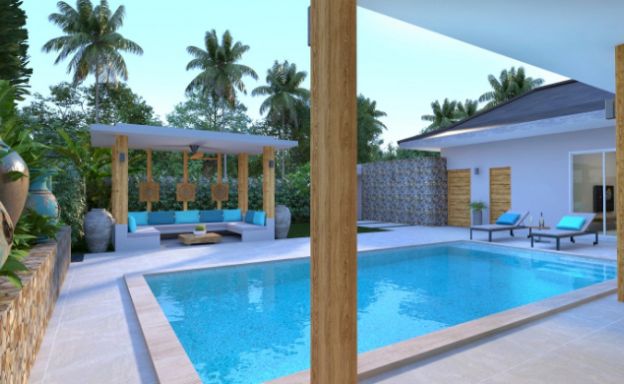 Tropical 2 Bedroom Pool Villas for Sale in Lamai