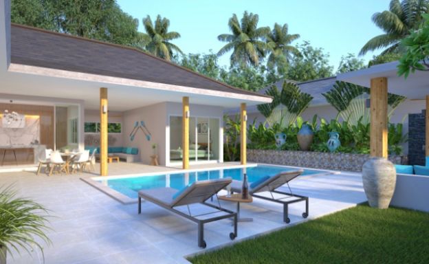 Tropical 2 Bedroom Pool Villas for Sale in Lamai