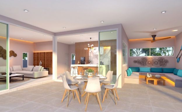 Tropical 2 Bedroom Pool Villas for Sale in Lamai