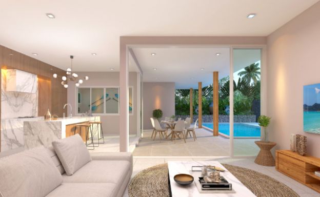 Tropical 2 Bedroom Pool Villas for Sale in Lamai