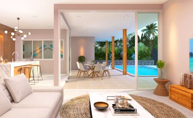 Tropical 2 Bedroom Pool Villas for Sale in Lamai