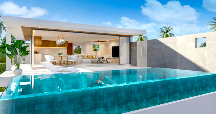 New 3 Bed Sea View Luxury Pool Villas in Bophut-9