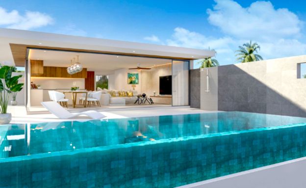 New 3 Bed Sea View Luxury Pool Villas in Bophut