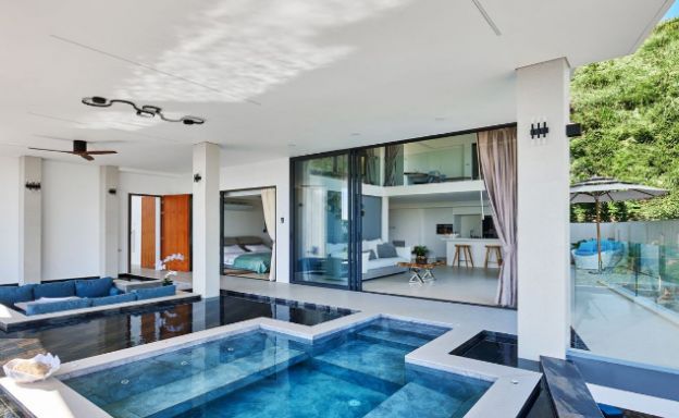 Unique 5 Bedroom Luxury Sea View Villa in Plai Laem