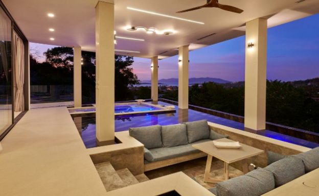 Unique 5 Bedroom Luxury Sea View Villa in Plai Laem