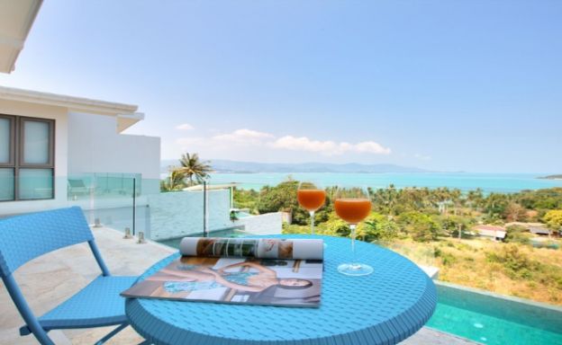Sanctuary 4 Bedroom Luxury Sea View Villa in Plai Laem