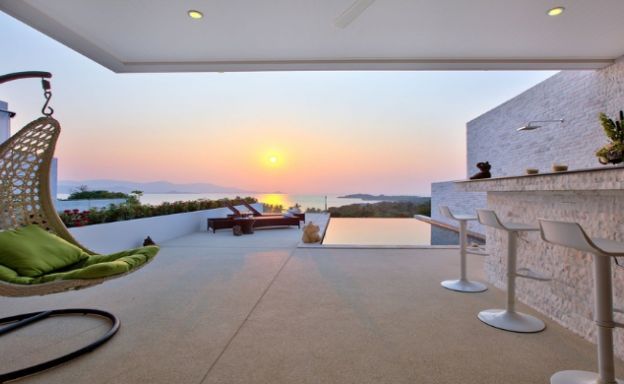 Sanctuary 4 Bedroom Luxury Sea View Villa in Plai Laem