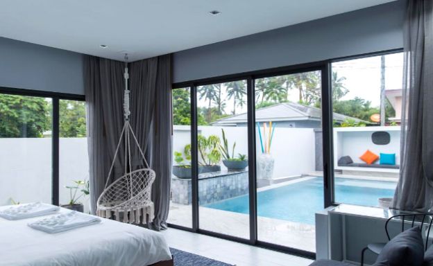 Modern 3 Bed Pool Villa Close to Maenam Beach