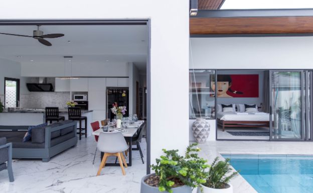 Modern 3 Bed Pool Villa Close to Maenam Beach