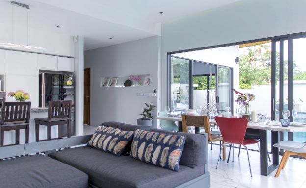 Modern 3 Bed Pool Villa Close to Maenam Beach
