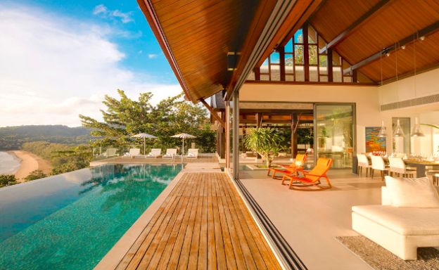 Luxury 5 Bed Sea View Beachside Villa in Phuket