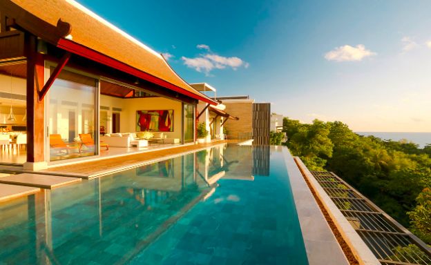 Luxury 5 Bed Sea View Beachside Villa in Phuket