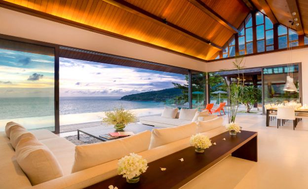 Luxury 5 Bed Sea View Beachside Villa in Phuket