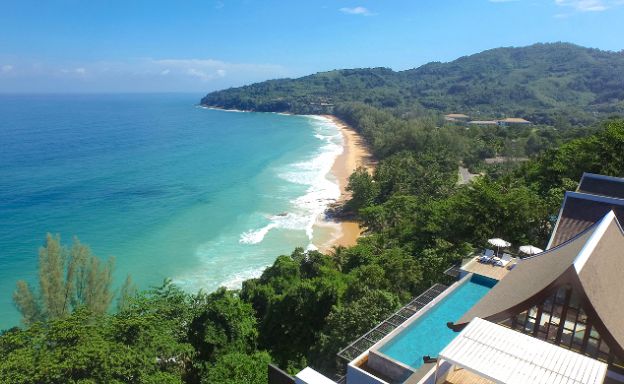 Luxury 5 Bed Sea View Beachside Villa in Phuket