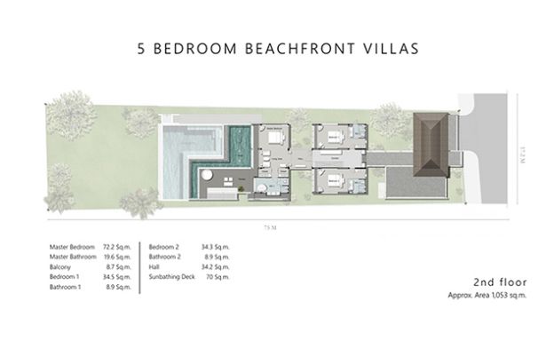 Super Luxury 5 Bed Beachfront Pool Villa in Phuket