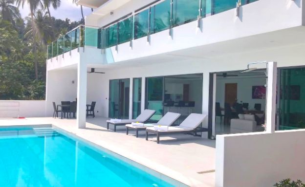 Modern 3 Bedroom Sea View Pool Villa on Chaweng