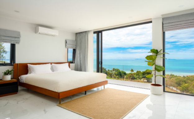 Luxury 3 Bedroom Sunset Sea-view Villa in Nathon