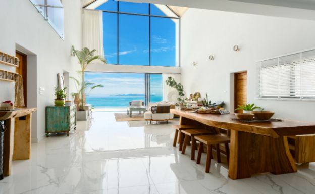 Luxury 3 Bedroom Sunset Sea-view Villa in Nathon