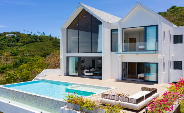 Luxury 3 Bedroom Sunset Sea-view Villa in Nathon