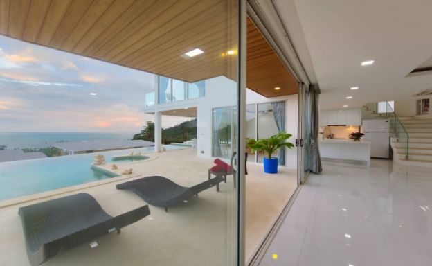 Luxury 3 Bedroom Sea View Villa in Chaweng Noi