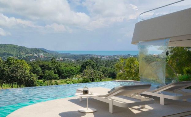 New Luxury 4 Bed Sea-view Villas in Bophut Hills