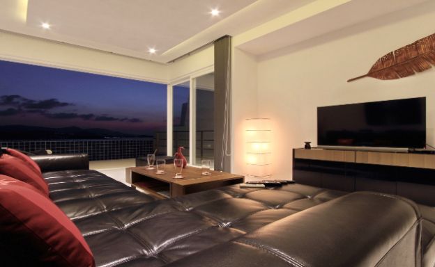 Unique 2 Bed Sunset Sea-view Villa in Big Buddha