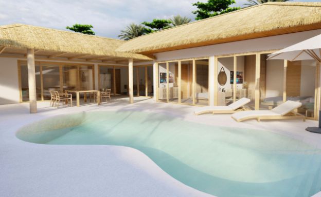 New Charming 2-3 Bed Beachside Villas near Lamai