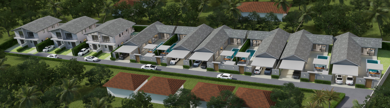 New 3 bedroom Garden Pool Villas Bophut
