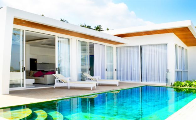 Modern Sea View 2 Bedroom Pool Villa in Chaweng