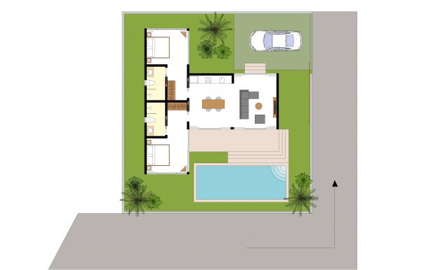 Modern Sea View 2 Bedroom Pool Villa in Chaweng