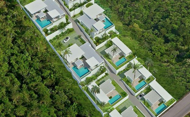 Modern Sea View 2 Bedroom Pool Villa in Chaweng