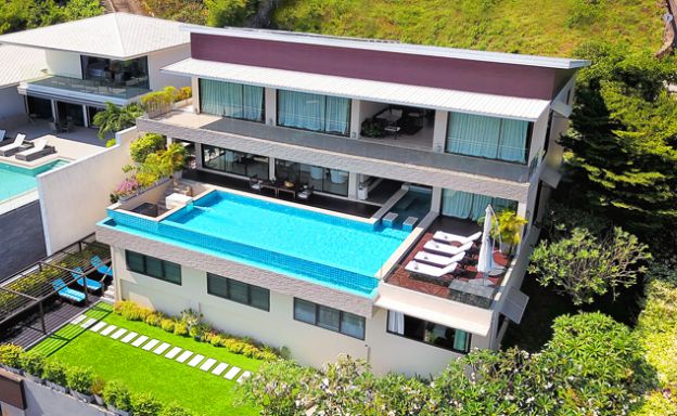 Luxury 6 Bedroom Sea-view Villa on Choeng Mon Peak