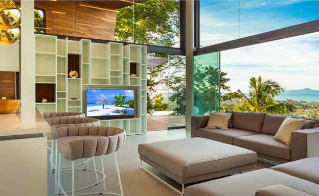 New Modern 3-4 Bedroom Luxury Pool Villas in Maenam
