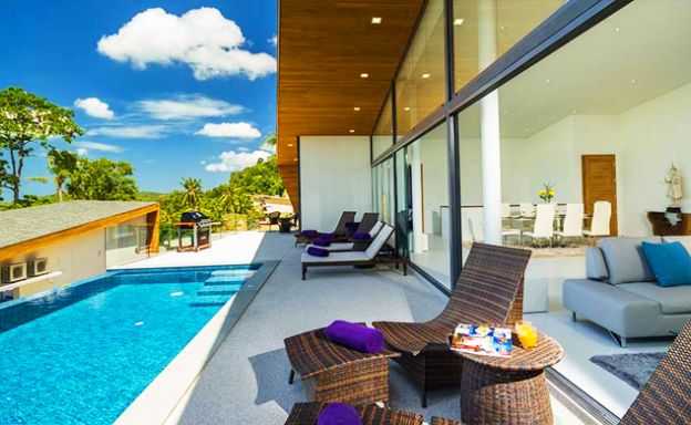 New Modern 3-4 Bedroom Luxury Pool Villas in Maenam