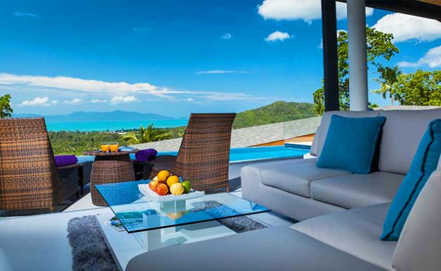 New Modern 3-4 Bedroom Luxury Pool Villas in Maenam