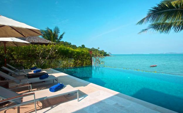 Beachfront 4-Bedroom Boutique Villa Estate in Bophut