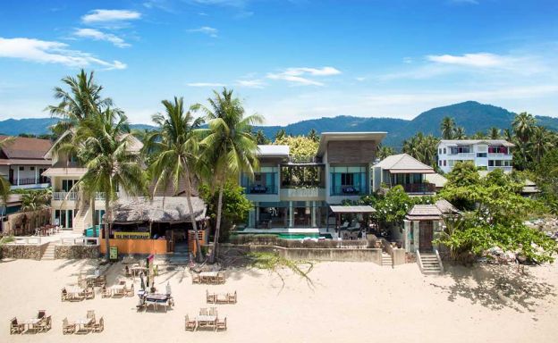 Unique Design 3 Bedroom Beachfront Villa in Maenam