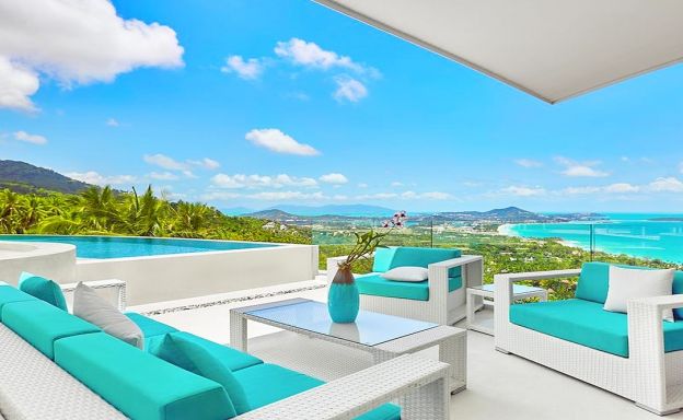 Unique Infinity Pool Luxury Villa on Chaweng Noi Peak